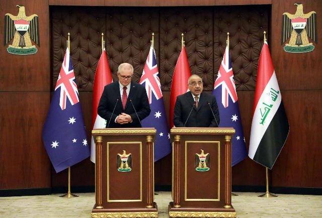 Abdul-Mahdi to his Australian counterpart: Iraq will not be a path to attack any other country 1419122018_NB-255580-636808264516704179