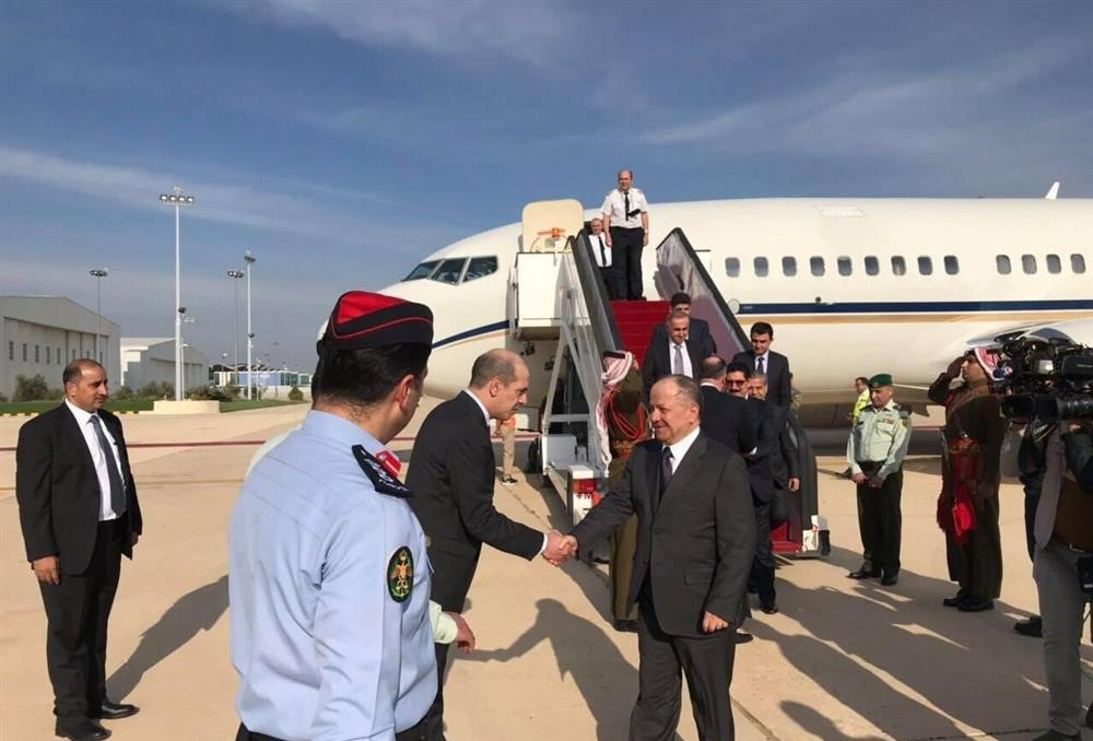 Barzani in Jordan .. What is the nature of the visit? 14542019_232