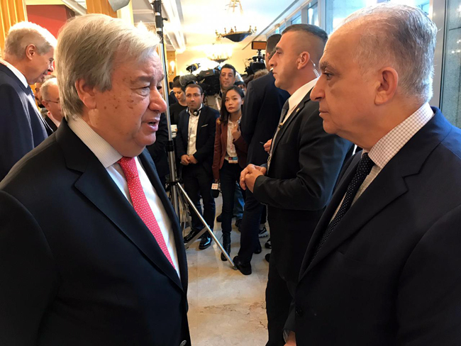 Hakim discusses with Guterres government reforms to meet protesters' demands 1731102019_654654654