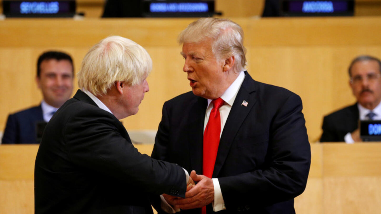 Agreement between Trump and Johnson to conclude a trade agreement by July 52392019_88