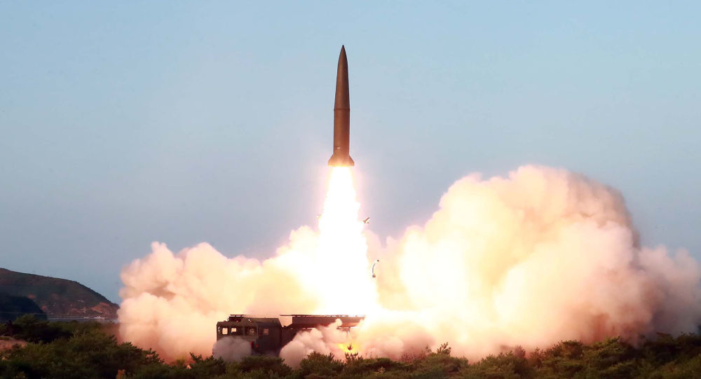 North Korea launches unidentified projectiles into the Sea of ​​Japan 61082019_1042460897
