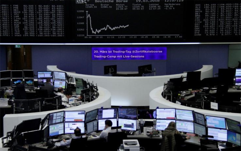 European shares fell before the US Federal Reserve's benchmark 81072019_df